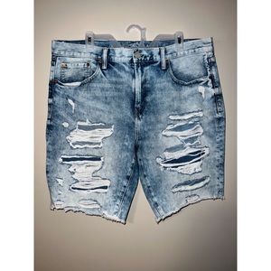 American Eagle Acid Washed Jean Shorts